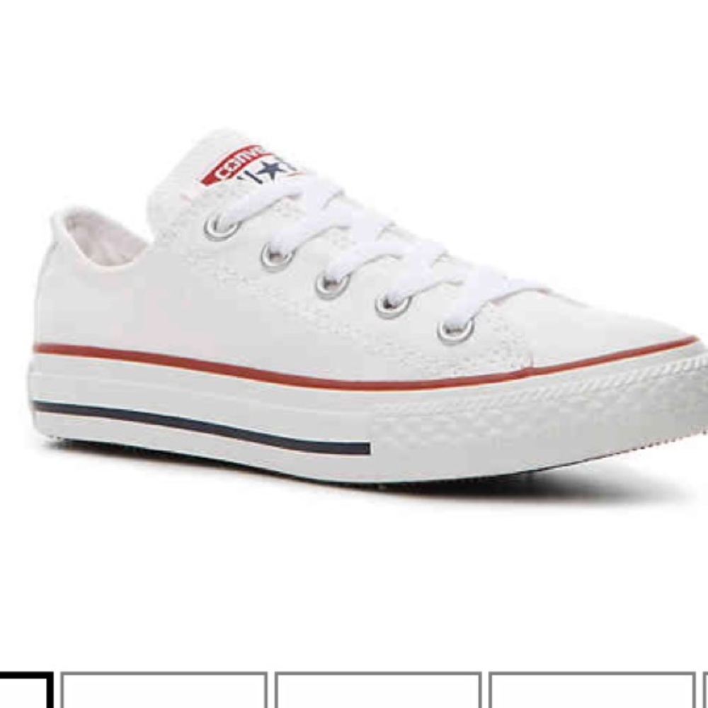 White converse sz. 8